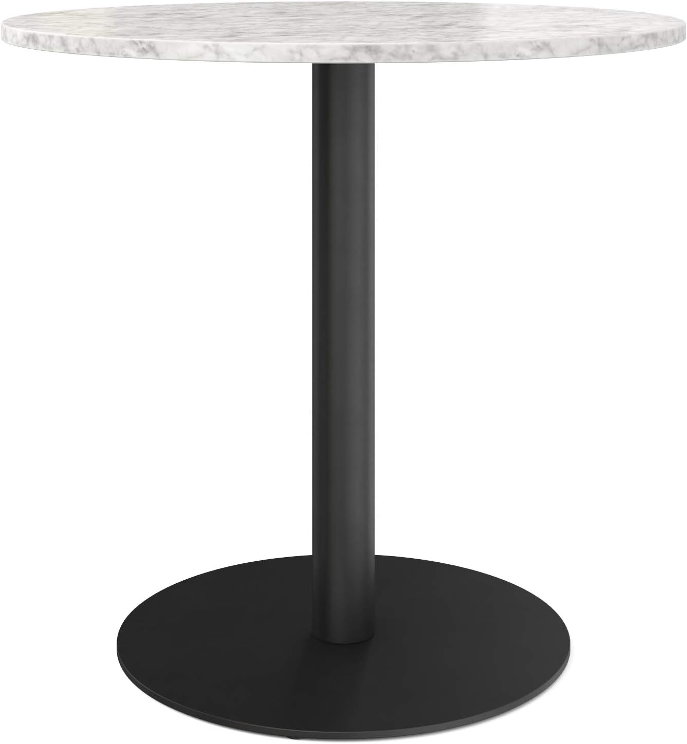 Bistro Lucy Small Dining Table Marble Top Modern Kitchen